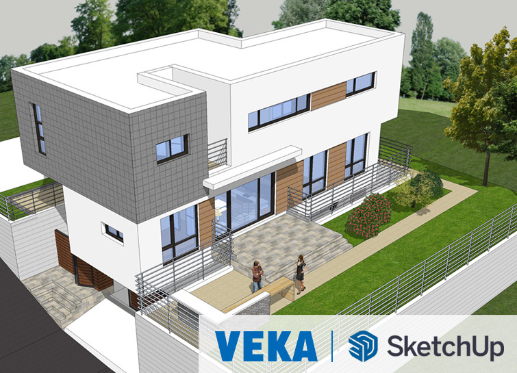 VEKA анонсирует 3D-модели окон и порталов для SketchUp